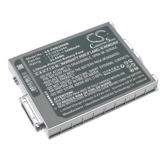 Replacement Battery for Panasonic Toughpad FZ-M1 – Notebook, Laptop – 3200mAh / 7.2V