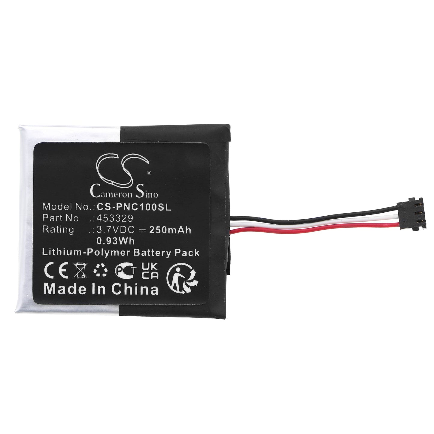 Replacement Battery for Phonak  iCube 1 Wireless Hearing Aid P – Wireless Headset – 250mAh / 0.93Wh / 3.7V