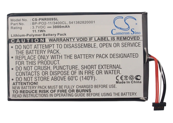 Replacement Battery for Pandigital Novel 9 – E-book, E-reader – 3000mAh / 3.7V