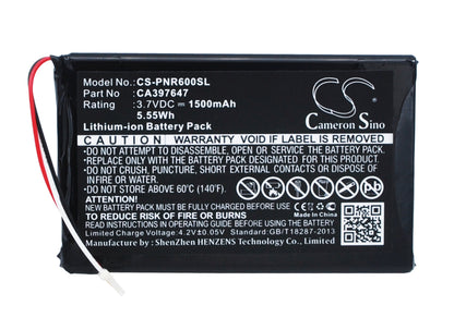 Replacement Battery for Pandigital Novel 6 – E-book, E-reader – 1500mAh / 3.7V