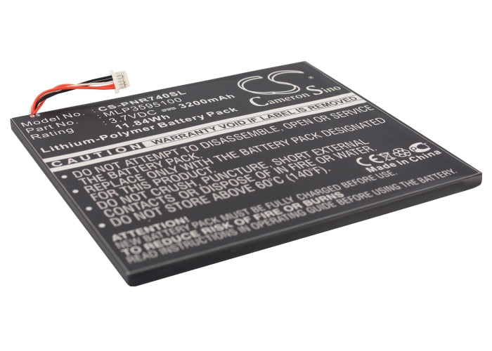 Replacement Battery for Pandigital Novel Tablet Color – E-book, E-reader – 3200mAh / 3.7V