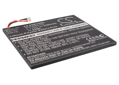 Replacement Battery for Pandigital Novel Tablet Color – E-book, E-reader – 3200mAh / 3.7V