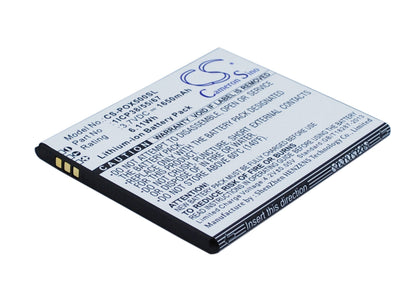 Replacement Battery for NAVON  Mizu D500 – Mobile, SmartPhone – 1650mAh / 6.11Wh / 3.7V