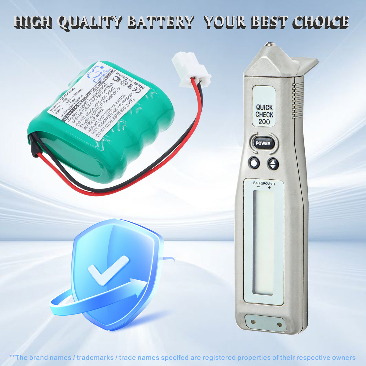 Replacement Battery for HandHeld | PSC Quick Check QC150 – Barcode Scanner – 200mAh / 4.8V