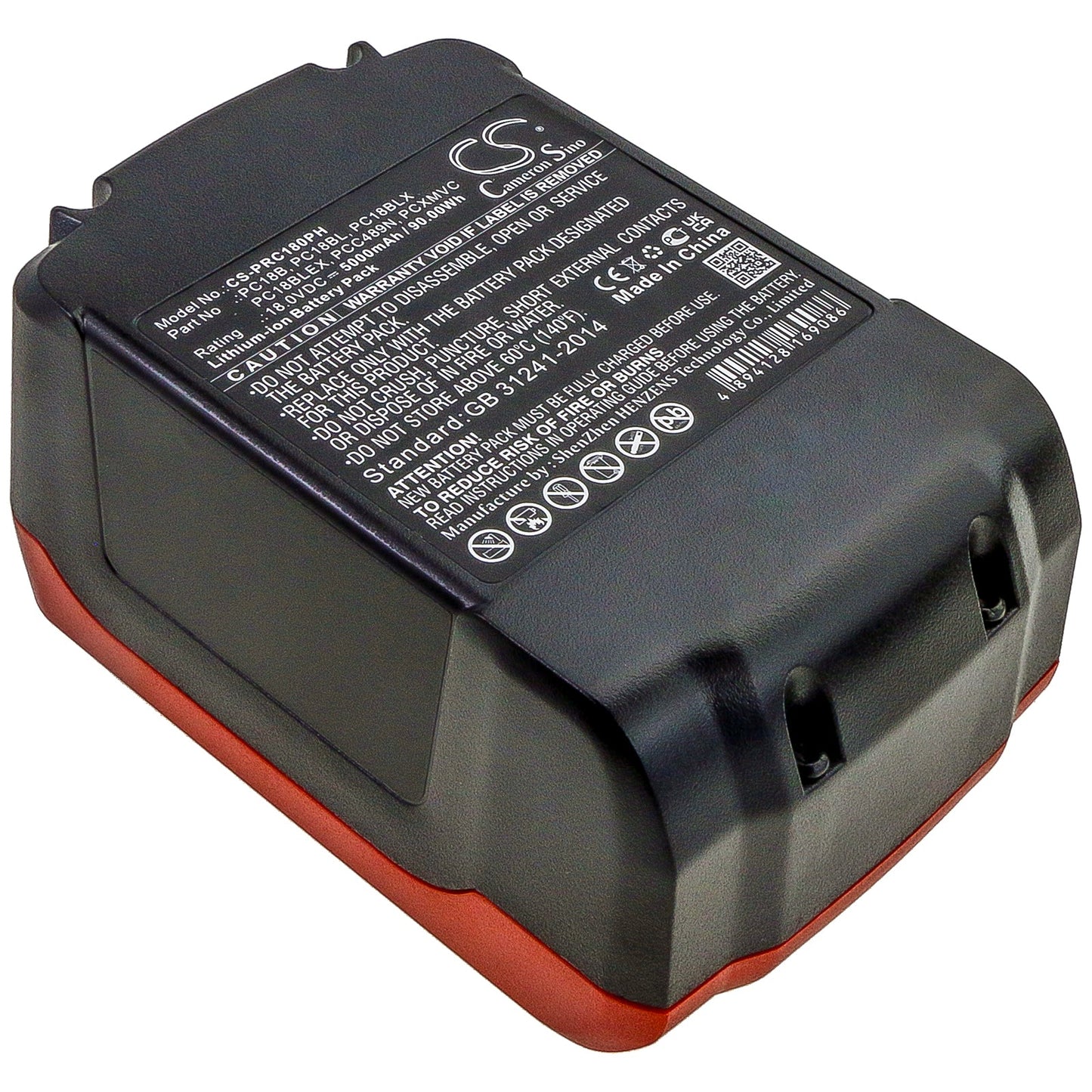 Replacement Battery for Porter Cable  PC1800D – Power Tools – 5000mAh / 90.00Wh / 18.0V