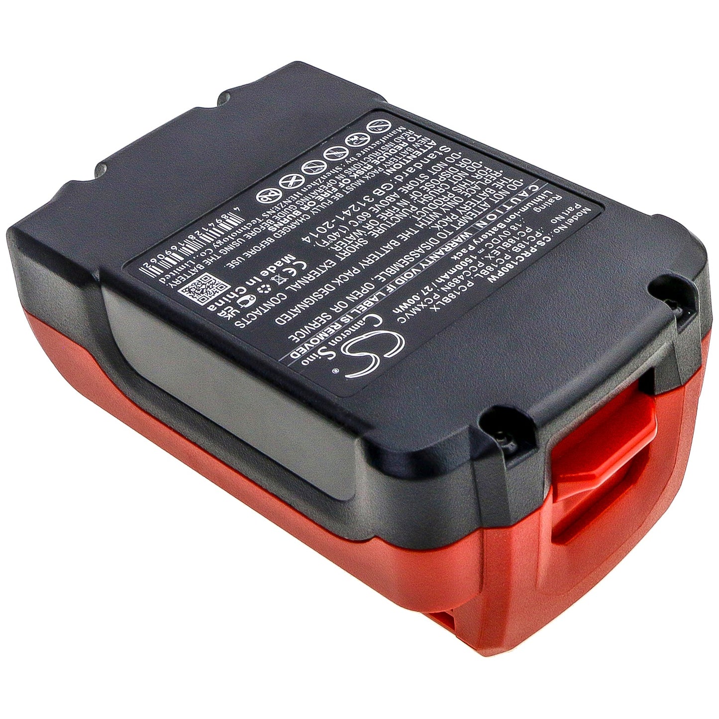 Replacement Battery for Porter Cable  PC1800D – Power Tools – 1500mAh / 27.00Wh / 18.0V
