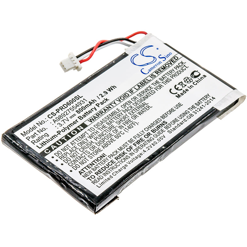 Replacement Battery for Sony PRS-600 – E-book, E-reader – 800mAh / 3.7V
