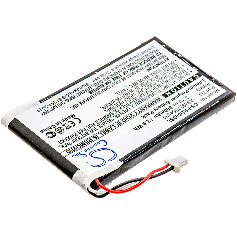Replacement Battery for Sony PRS-600 – E-book, E-reader – 800mAh / 3.7V