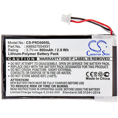 Replacement Battery for Sony PRS-600 – E-book, E-reader – 800mAh / 3.7V