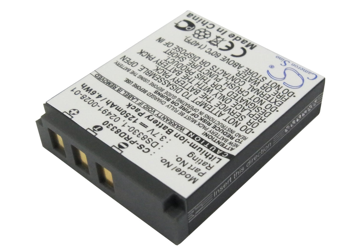 Replacement Battery for Hitachi | Ricoh | Maginon | Premier | Voigtlnder | Acer | Medion | Avant | Vivitar | Minox | PRIMA | SeaLife | Revue | Megapix