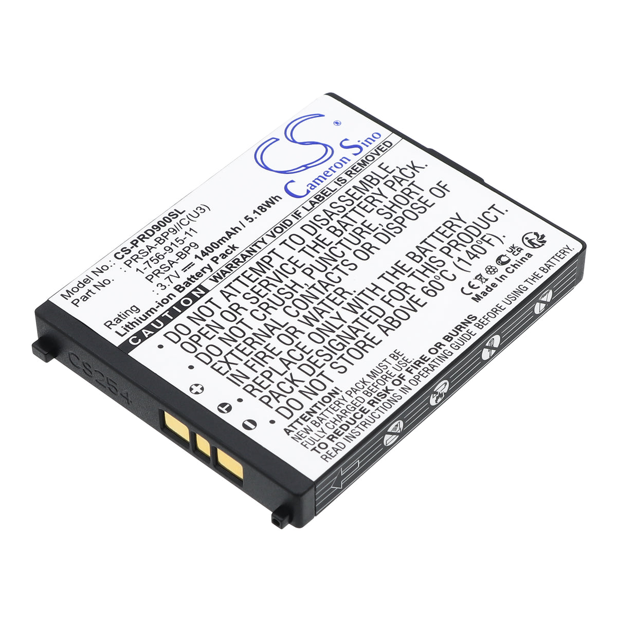 Replacement Battery for Sony Portable Reader PRS-900 – E-book, E-reader – 1400mAh / 3.7V