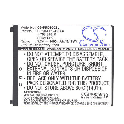 Replacement Battery for Sony Portable Reader PRS-900 – E-book, E-reader – 1400mAh / 3.7V