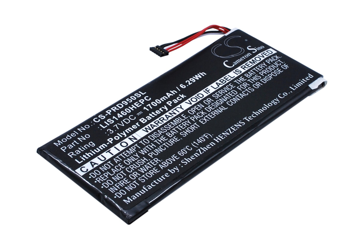Replacement Battery for Sony PRS-950 – E-book, E-reader – 1700mAh / 3.7V