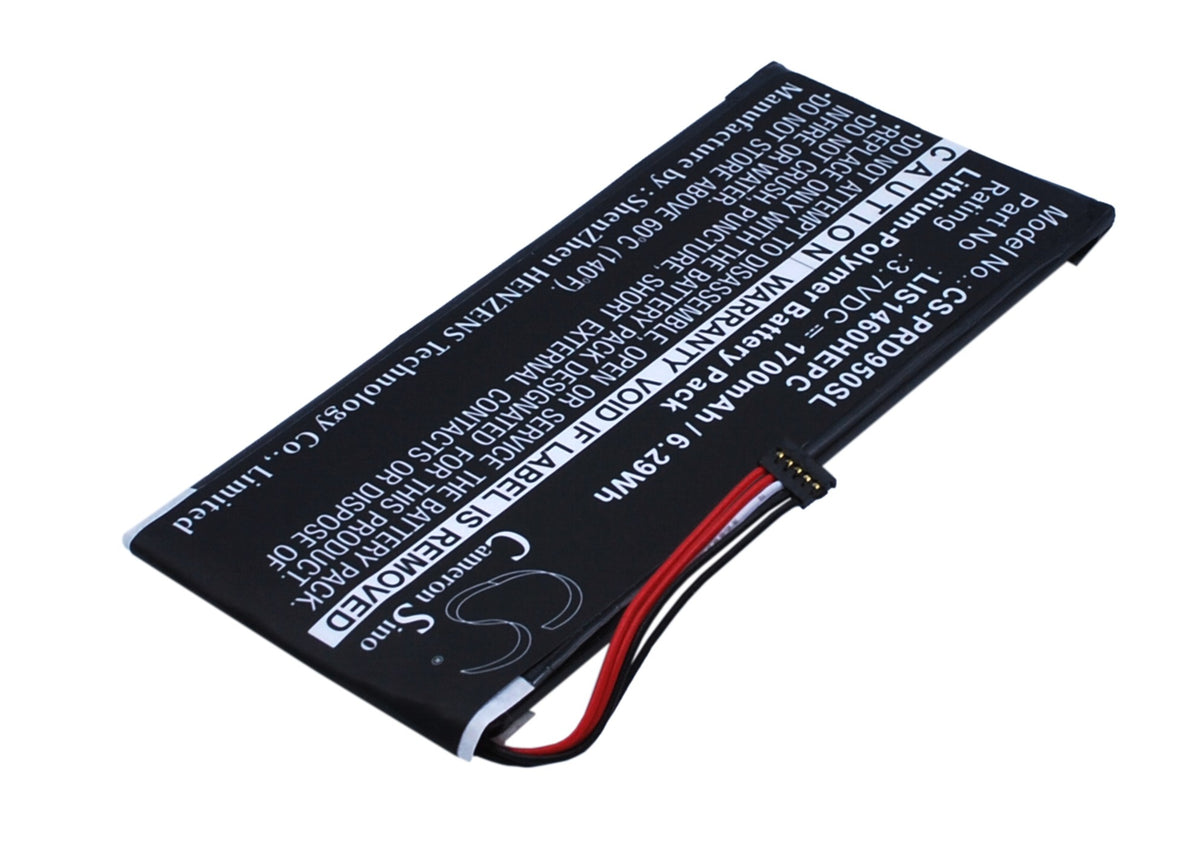 Replacement Battery for Sony PRS-950 – E-book, E-reader – 1700mAh / 3.7V