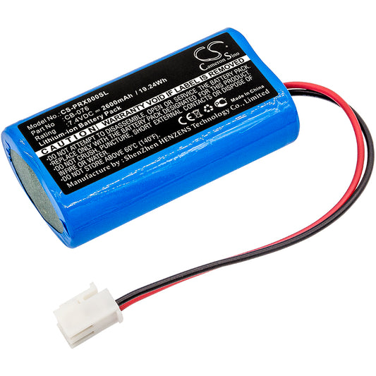 Replacement Battery for Promax 8 Premium – Equipment, Survey, Test – 2600mAh / 7.4V