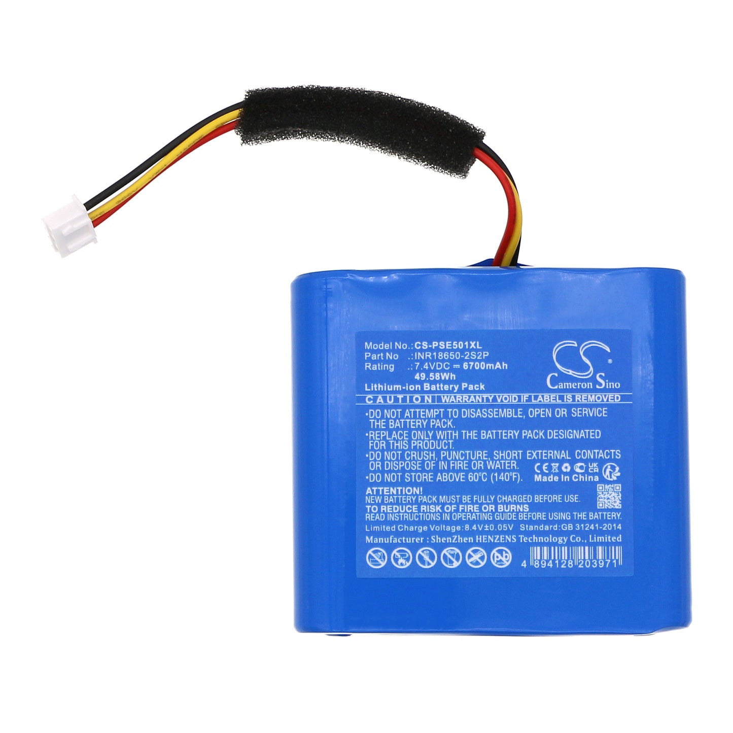 Replacement Battery for Philips  PSE0501 – 6700mAh / 49.58Wh