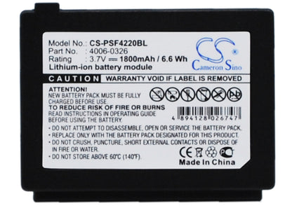 Replacement Battery for Datalogic  4220 – Barcode Scanner – 1800mAh / 6.66Wh / 3.7V