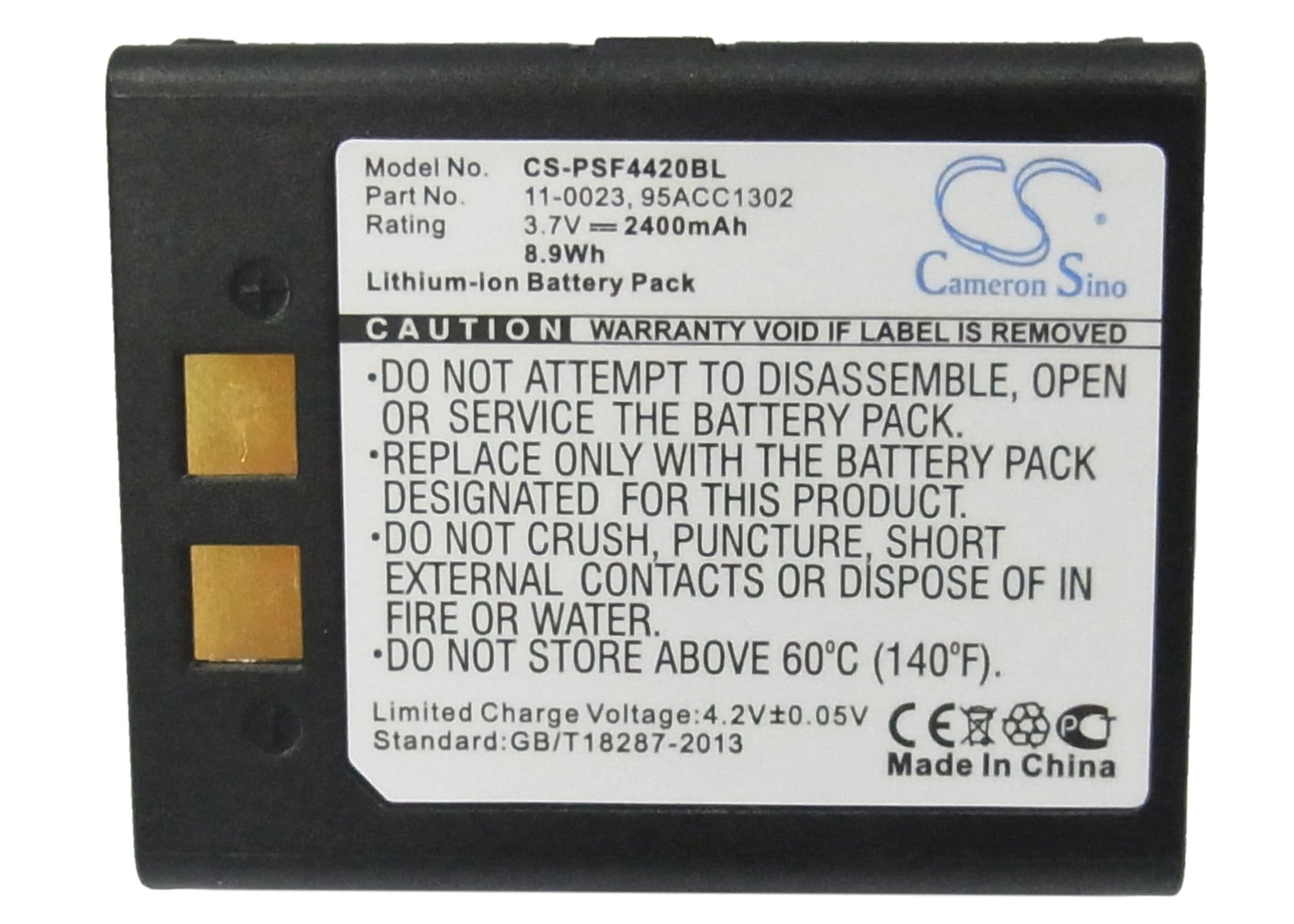 Replacement Battery for PSC  Falcon 2150 – Barcode Scanner – 2400mAh / 8.88Wh / 3.7V