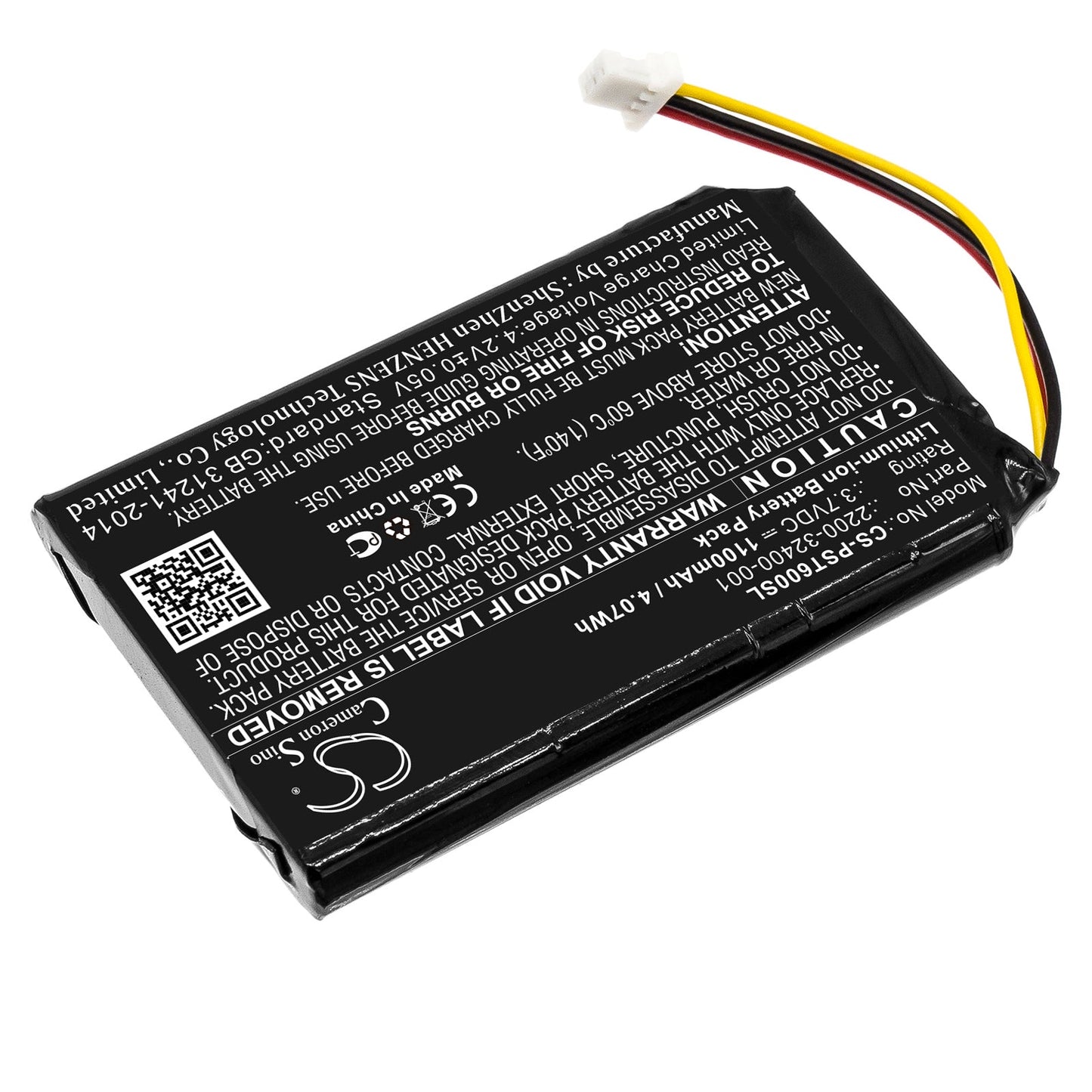 Replacement Battery for Polycom  PWM-10T – Speaker – 1100mAh / 4.07Wh / 3.7V