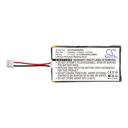 Replacement Battery for Philips Pronto TSU-9400 – Remote Control – 1700mAh / 3.7V