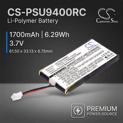 Replacement Battery for Philips Pronto TSU-9400 – Remote Control – 1700mAh / 3.7V
