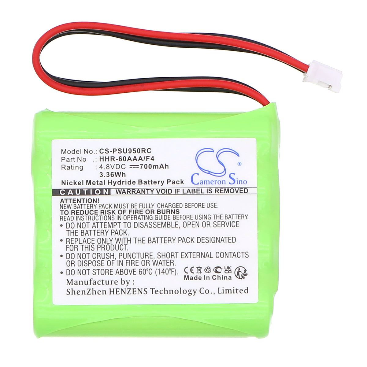 Replacement Battery for Philips | Marantz Pronto RU950 – Remote Control – 700mAh / 4.8V