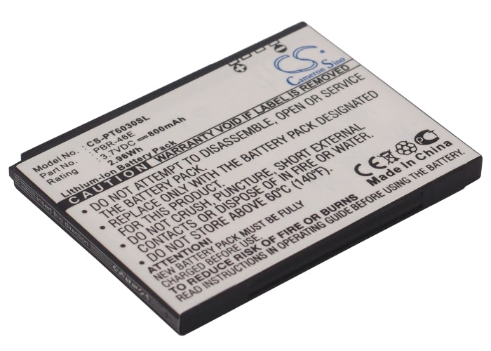 Replacement Battery for Pantech  P6030 – Mobile, SmartPhone – 800mAh/2.96Wh / 3.7V