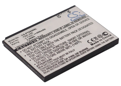Replacement Battery for Pantech  P6030 – Mobile, SmartPhone – 800mAh/2.96Wh / 3.7V