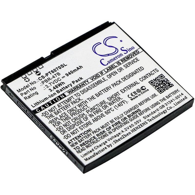 Replacement Battery for Pantech P6070 – Mobile, SmartPhone – 940mAh / 3.7V - image 1