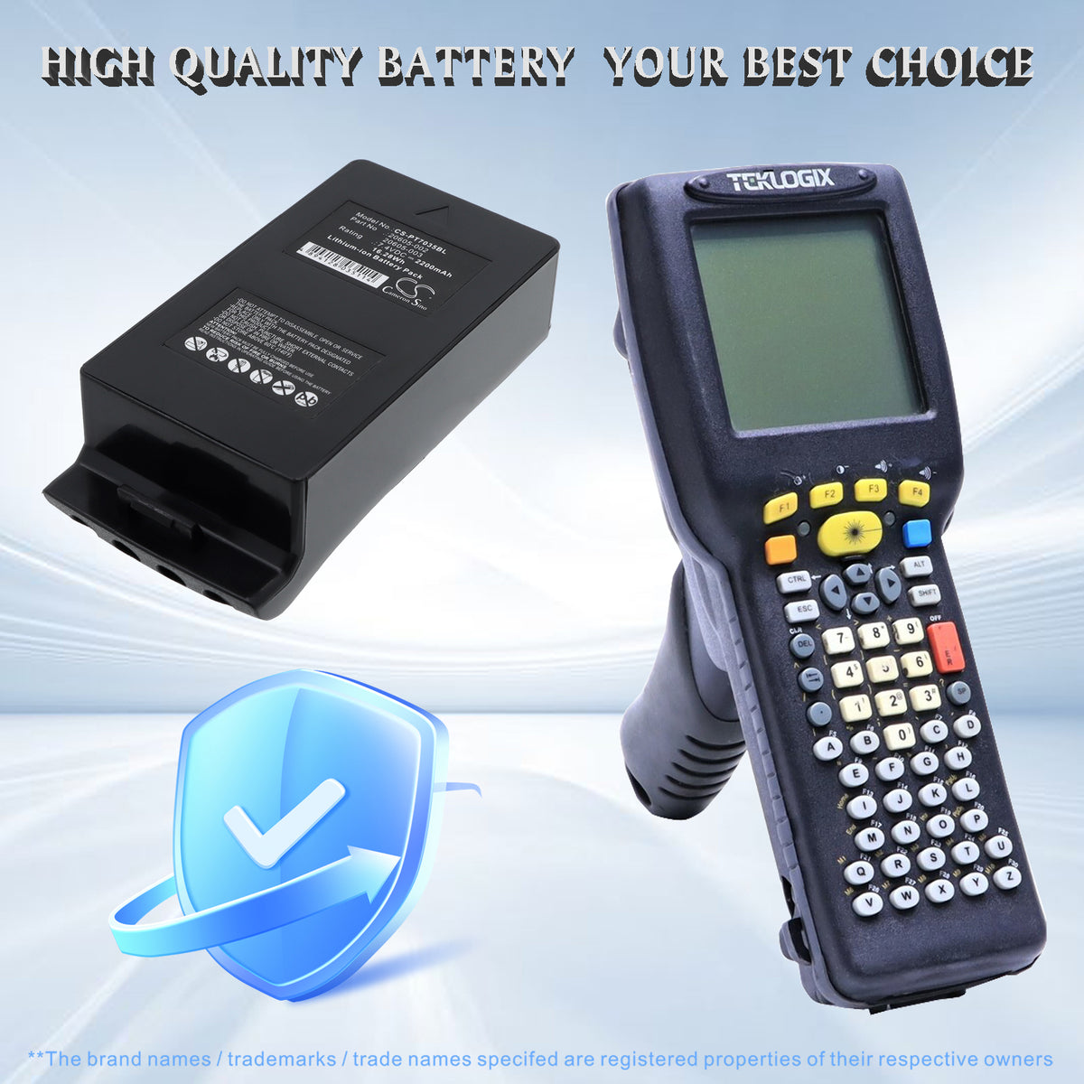 Replacement Battery for Teklogix | Psion 7035 – Barcode Scanner – 2200mAh / 7.4V