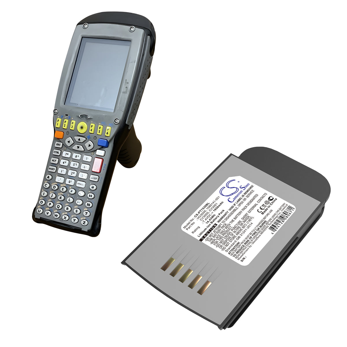 Replacement Battery for Psion | Teklogix Teklogix 7535 – Barcode Scanner – 1950mAh / 7.4V