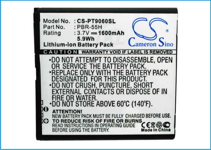 Replacement Battery for Pantech  P9060 – Mobile, SmartPhone – 1600mAh / 3.7V
