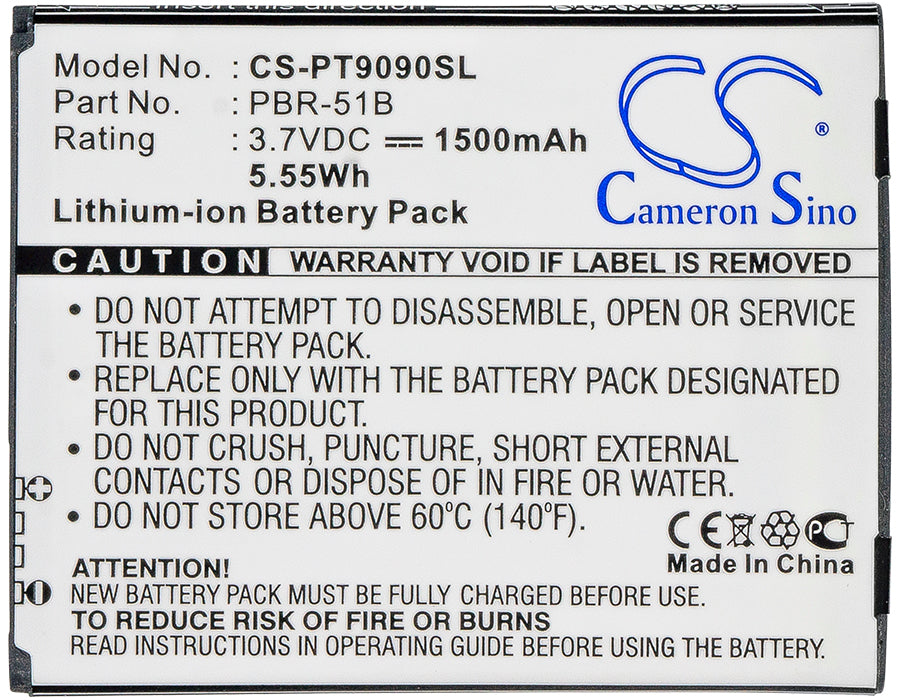 Replacement Battery for Pantech Discover – Mobile, SmartPhone – 1500mAh / 3.7V - image 5