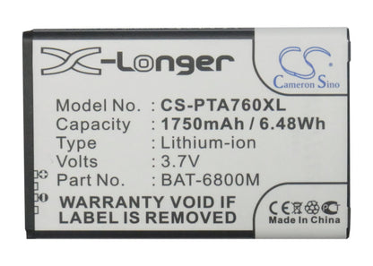Replacement Battery for Pantech | Sky IM-A760s – Mobile, SmartPhone – 1750mAh / 3.7V - image 5