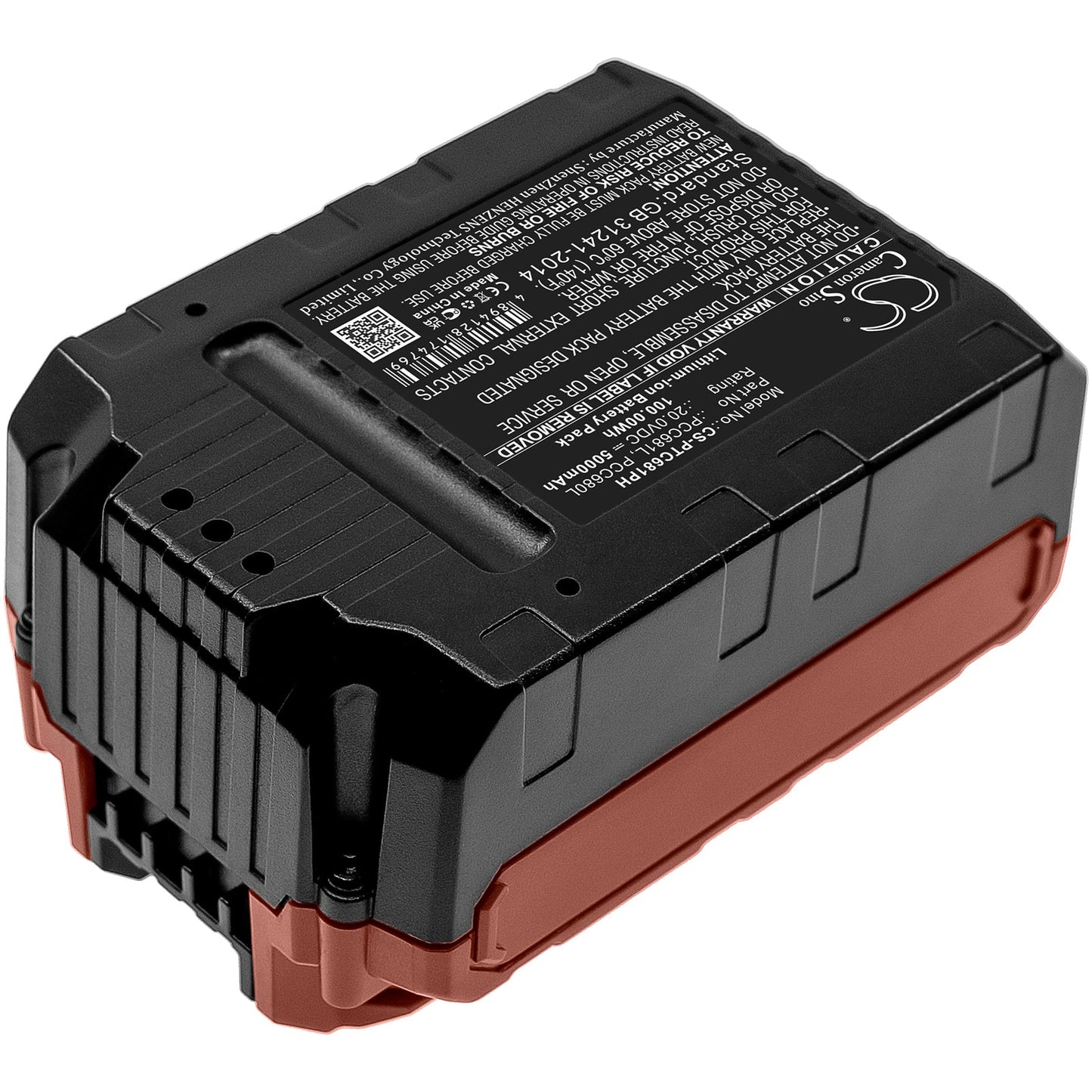Replacement Battery for Black & Decker  ASD18 Typ 1 – Power Tools – 5000mAh / 100.00Wh / 20.0V