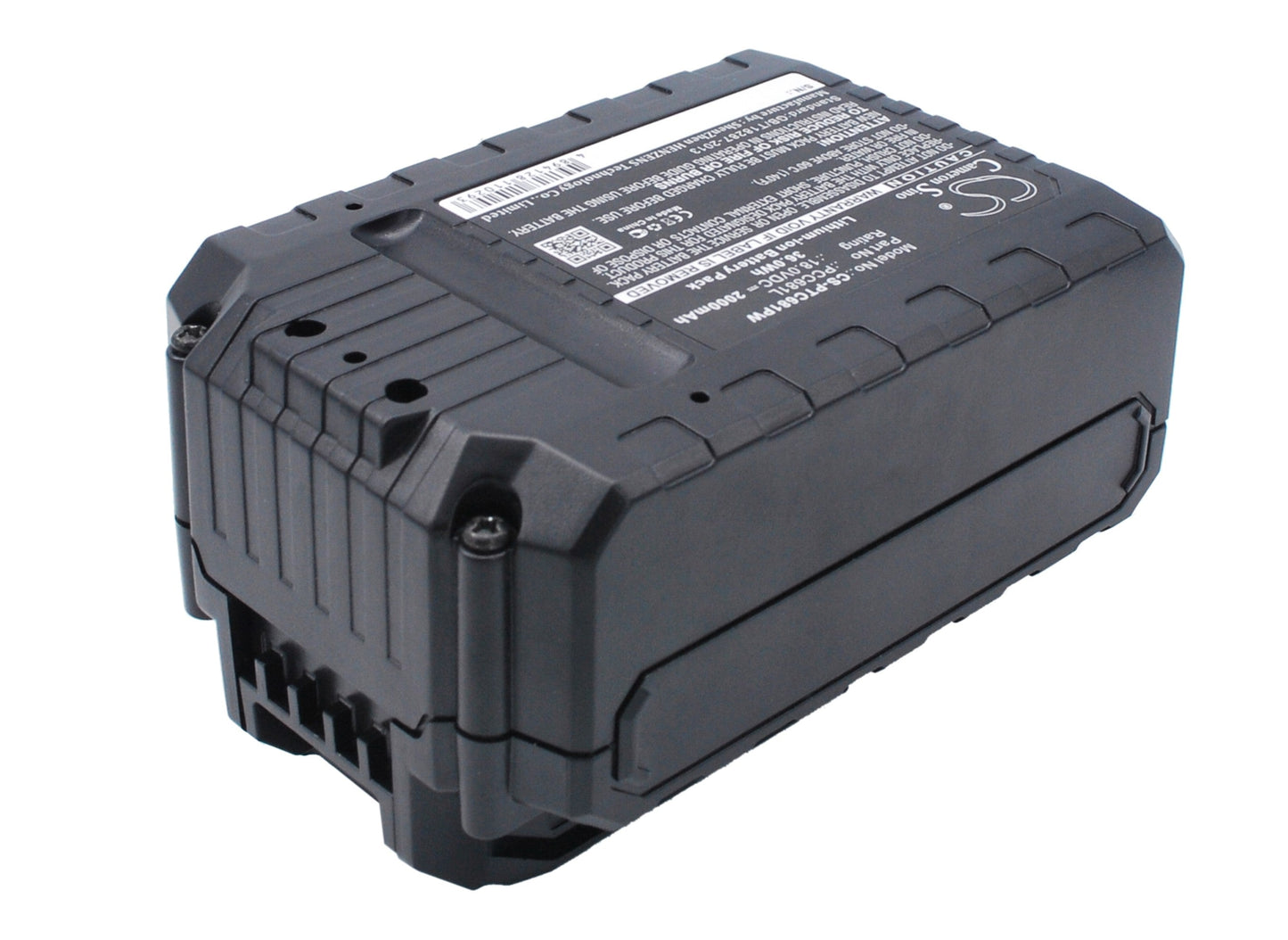Replacement Battery for Black & Decker  ASD18 Typ 1 – Power Tools – 2000mAh / 36.00Wh / 18.0V