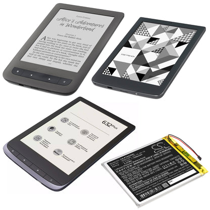Replacement Battery for Digma | Pocketbook E628 – E-book, E-reader – 1450mAh / 3.7V