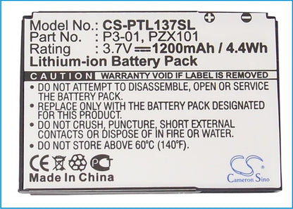 Replacement Battery for Pharos PTL137 – Mobile, SmartPhone – 1200mAh / 3.7V - image 5