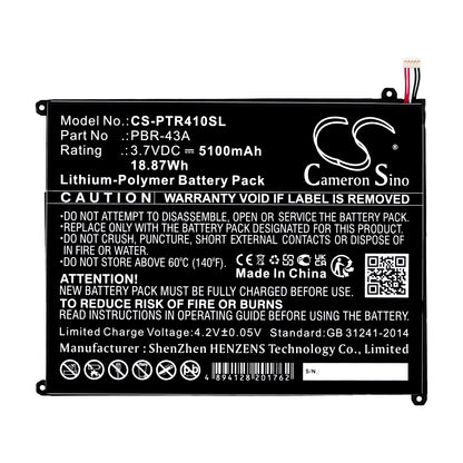 Replacement Battery for Pantech Element P4100 – Tablet – 5100mAh / 3.7V - image 3