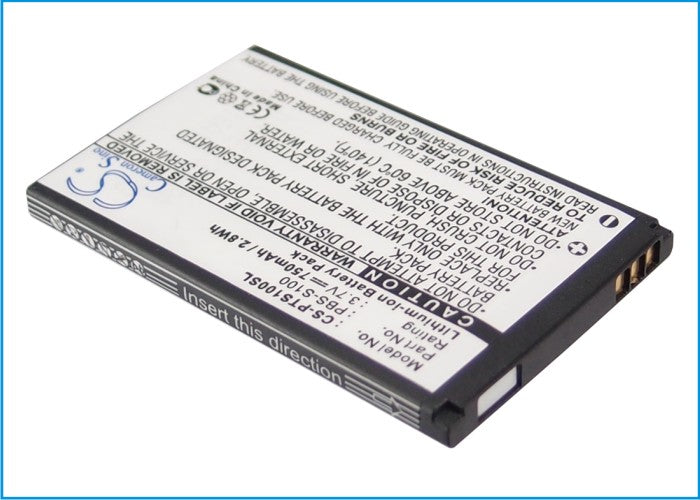 Replacement Battery for Pantech S100 – Mobile, SmartPhone – 750mAh / 3.7V - image 3