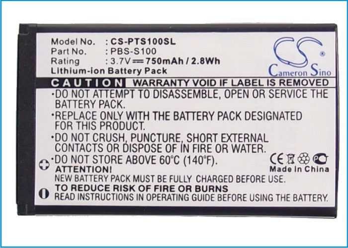 Replacement Battery for Pantech S100 – Mobile, SmartPhone – 750mAh / 3.7V - image 5
