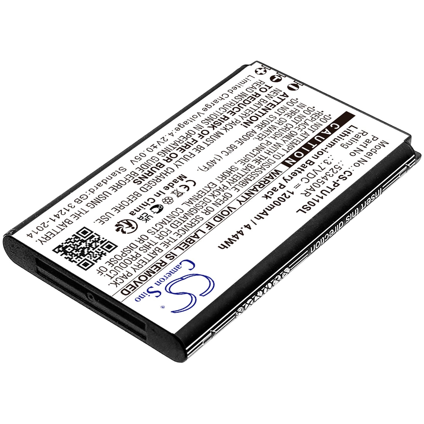 Replacement Battery for Panasonic  KX-TF200 – Mobile, SmartPhone – 1200mAh / 4.44Wh / 3.7V