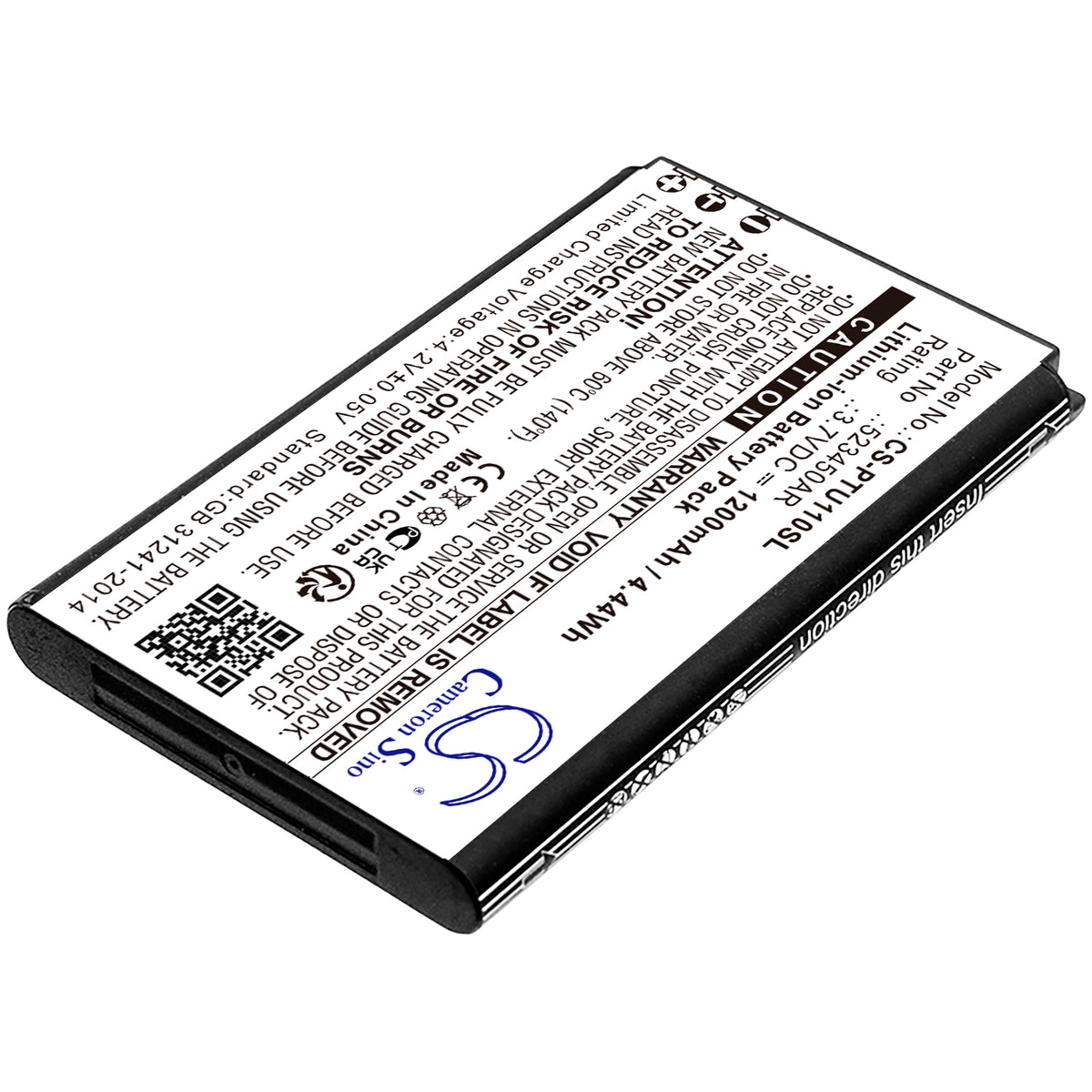 Replacement Battery for Panasonic | Tiptel | Tecdesk | Techniphone KX-TF200 – Mobile, SmartPhone – 1200mAh / 3.7V