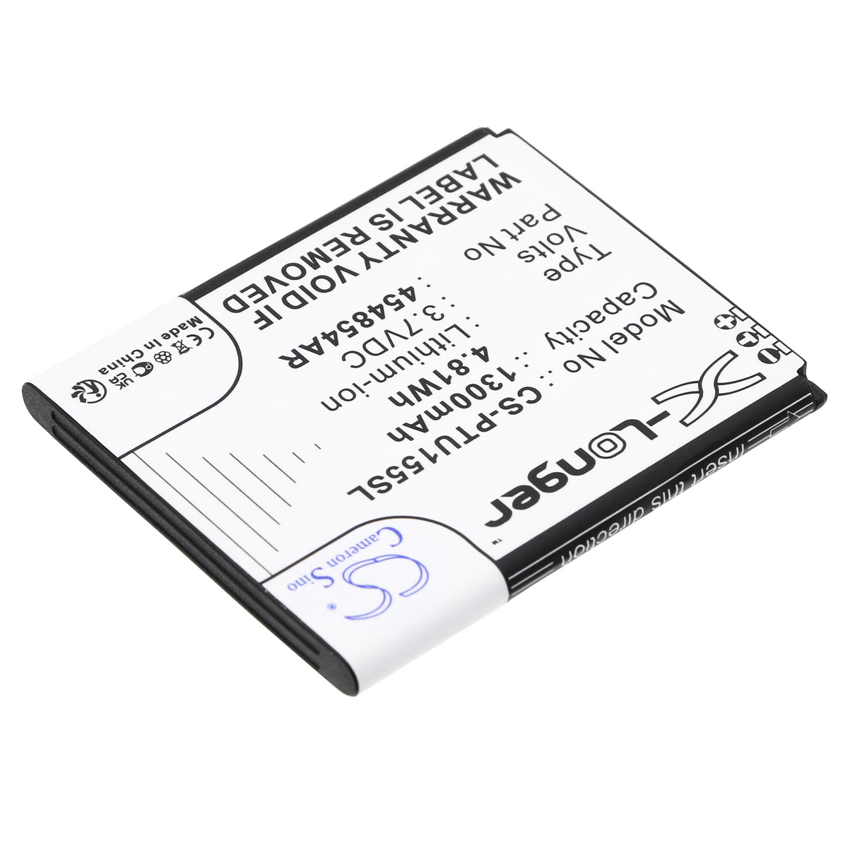 Replacement Battery for Panasonic KX-TU150 – Mobile, SmartPhone – 1300mAh / 3.7V