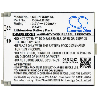 Replacement Battery for Panasonic  KX-TU301 – Mobile, SmartPhone – 700mAh / 2.59Wh / 3.7V