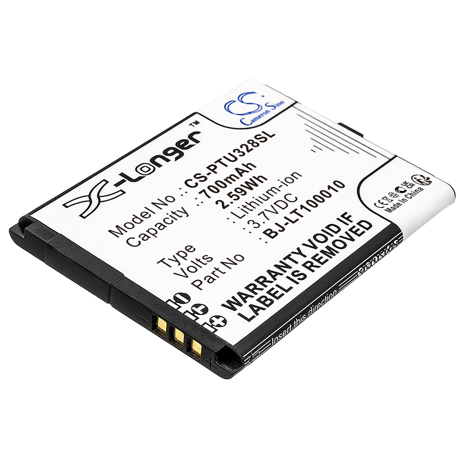 Replacement Battery for Panasonic KX-TU327 – Mobile, SmartPhone – 700mAh / 3.7V - image 1