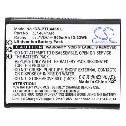 Replacement Battery for Panasonic KX-TU400 EXG – Mobile, SmartPhone – 900mAh / 3.7V