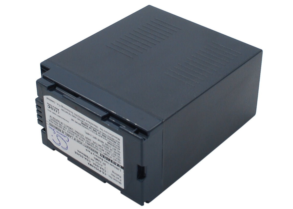 Replacement Battery for Panasonic AG-DVC62 – Camera – 7800mAh / 7.4V