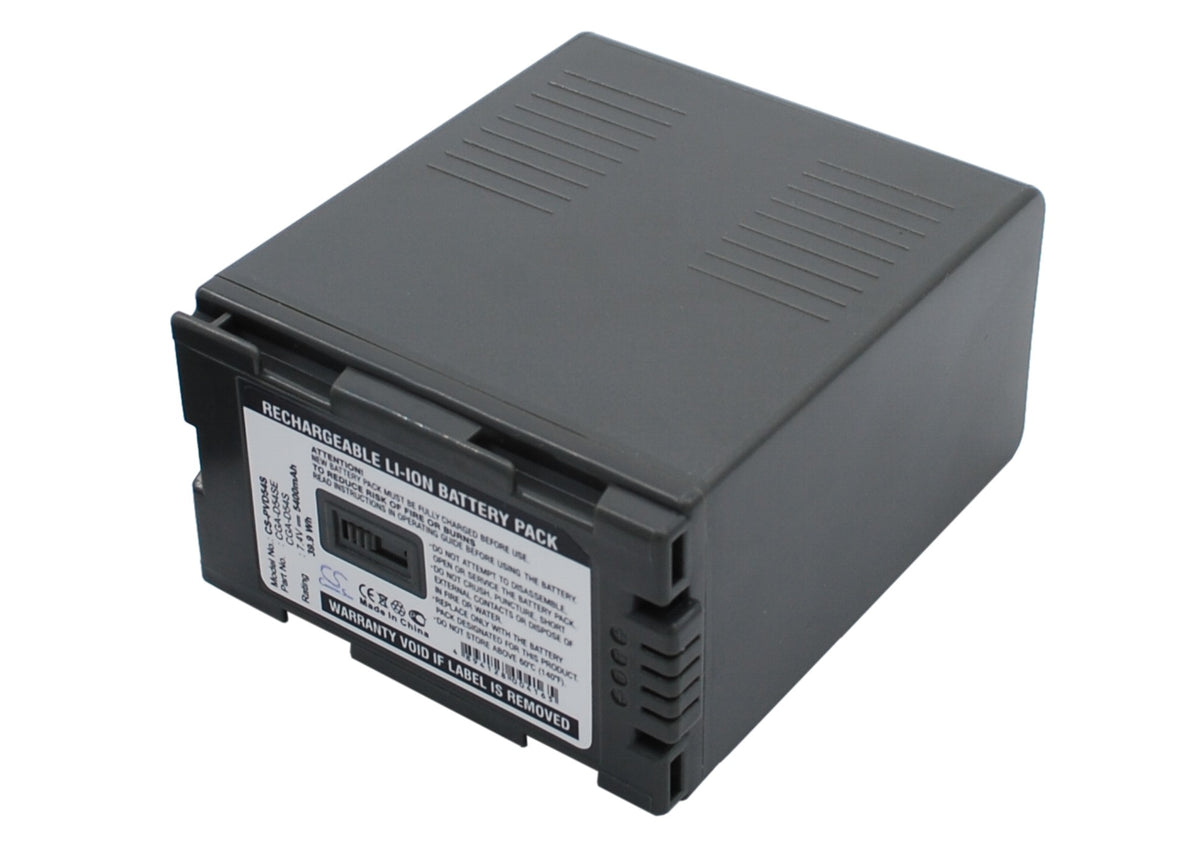 Replacement Battery for Panasonic AG-DVC62 – Camera – 5400mAh / 7.4V