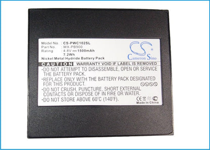 Replacement Battery for Panasonic  PB-900I – Wireless Headset – 1500mAh / 7.20Wh / 4.8V